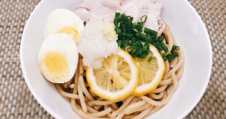 レモン香る 豚しゃぶ冷やしうどん