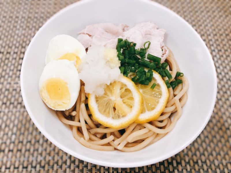 レモン香る 豚しゃぶ冷やしうどん ホーチミンでも健康和ごはん レモン香る 豚しゃぶ冷やしうどん ホーチミンでも健康和ごはん